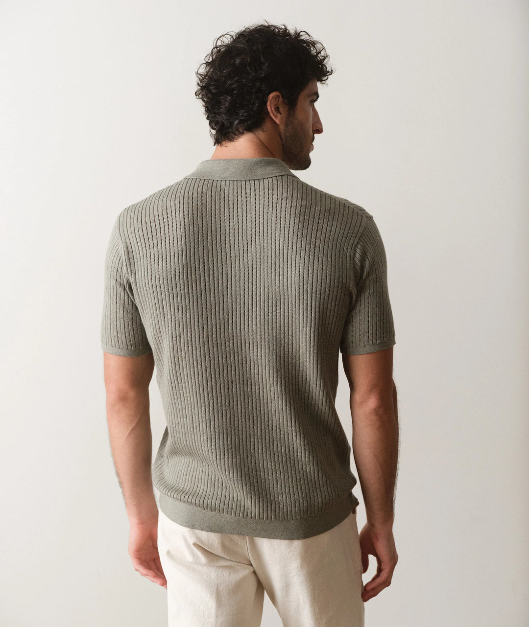 Liam Sweater Polo Vetiver