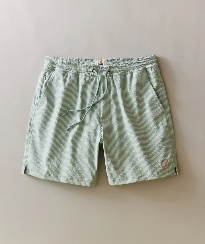 Lined Sport & Swim Short 6" Iceberg Stripe