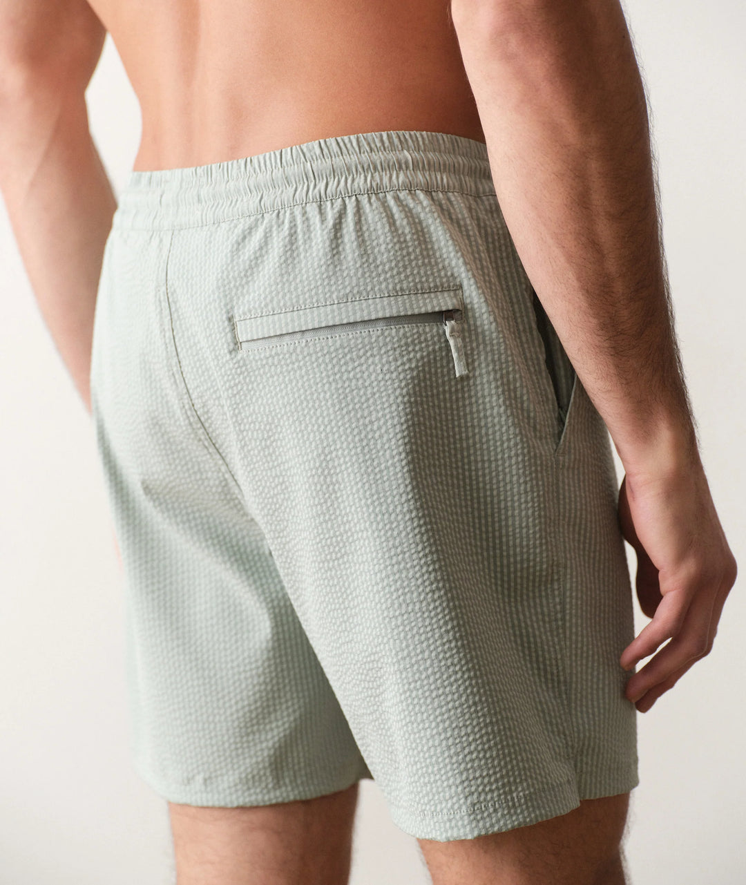 Lined Sport & Swim Short 6" Iceberg Stripe