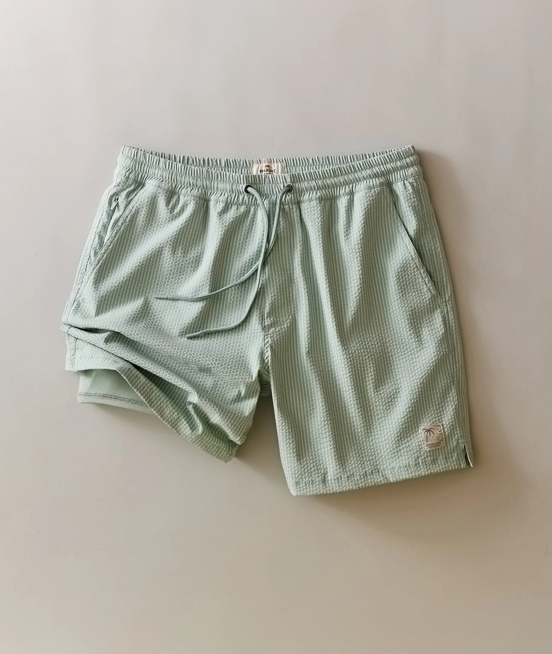 Lined Sport & Swim Short 6" Iceberg Stripe