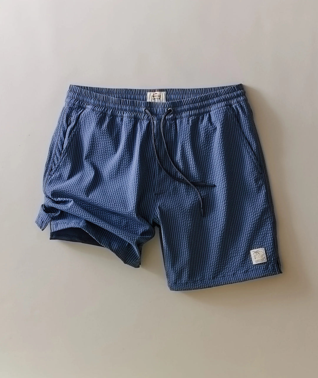 Lined Sport & Swim Short 6" Navy/Blue Stripe