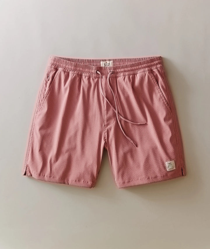 Lined Sport & Swim Short 6" Withered Rose Stripe