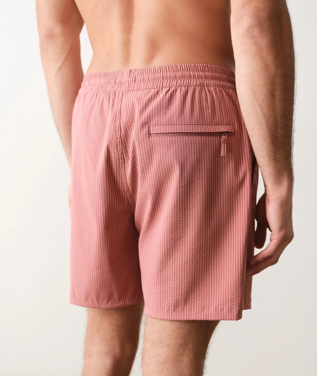 Lined Sport & Swim Short 6" Withered Rose Stripe