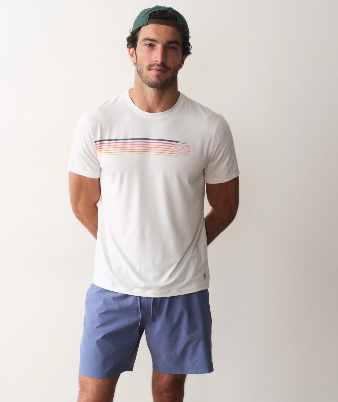 Recycled Sport Graphic Tee White