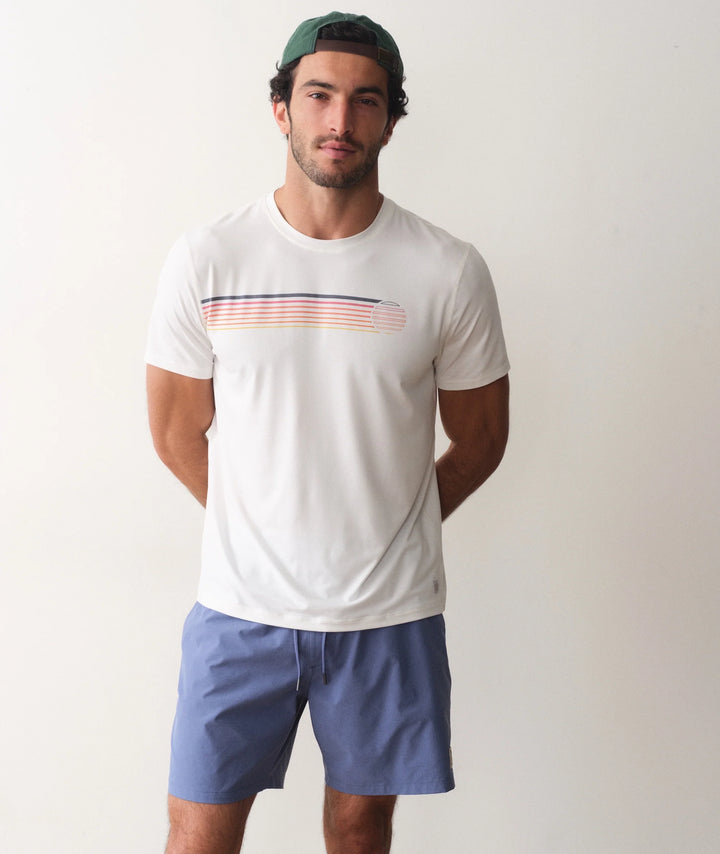 Recycled Sport Graphic Tee White