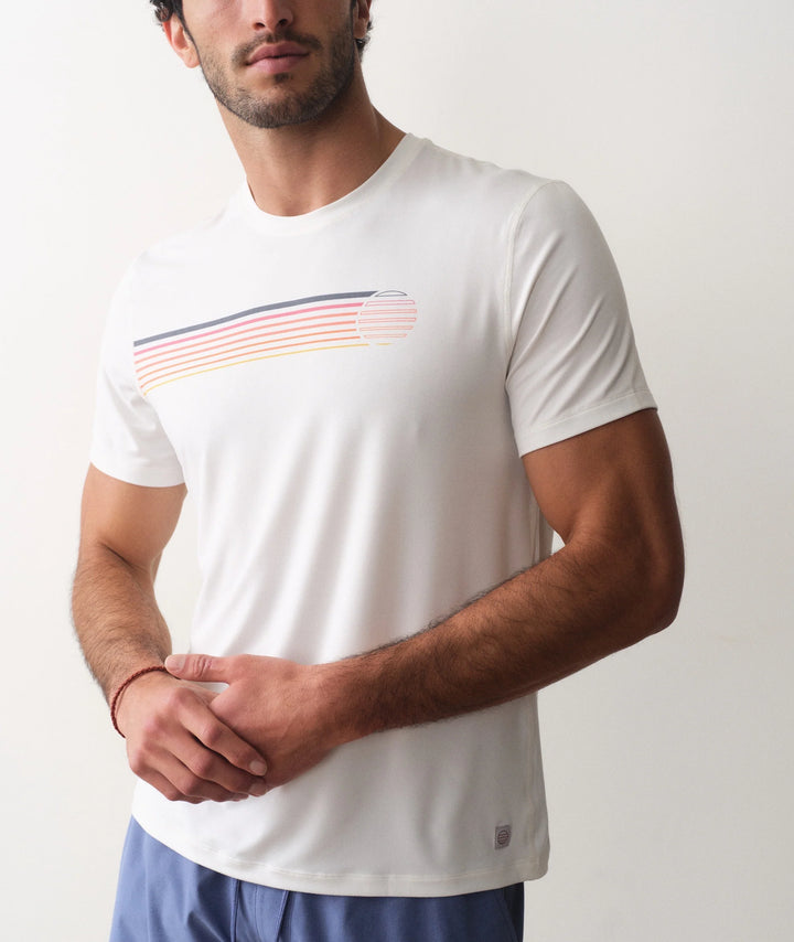 Recycled Sport Graphic Tee White