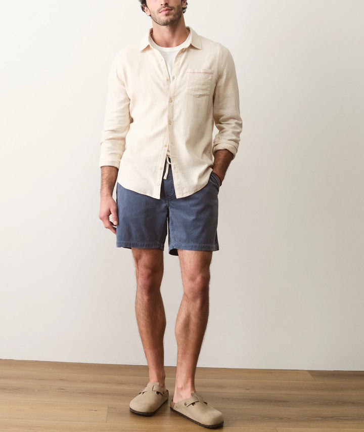 Saturday Corduroy Short 6" Faded Navy