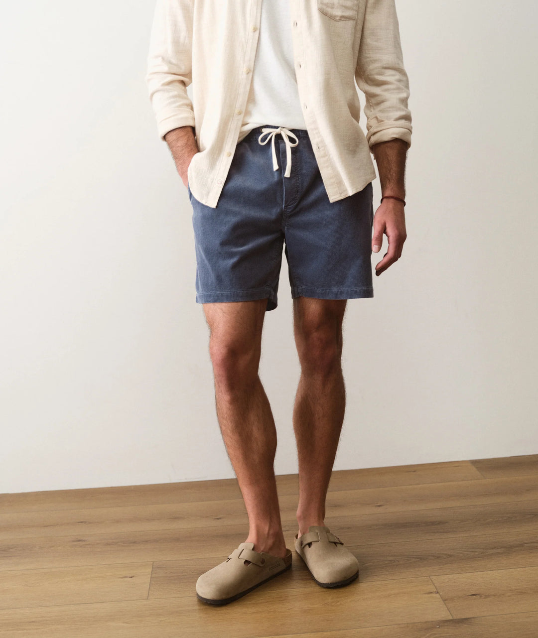 Saturday Corduroy Short 6" Faded Navy