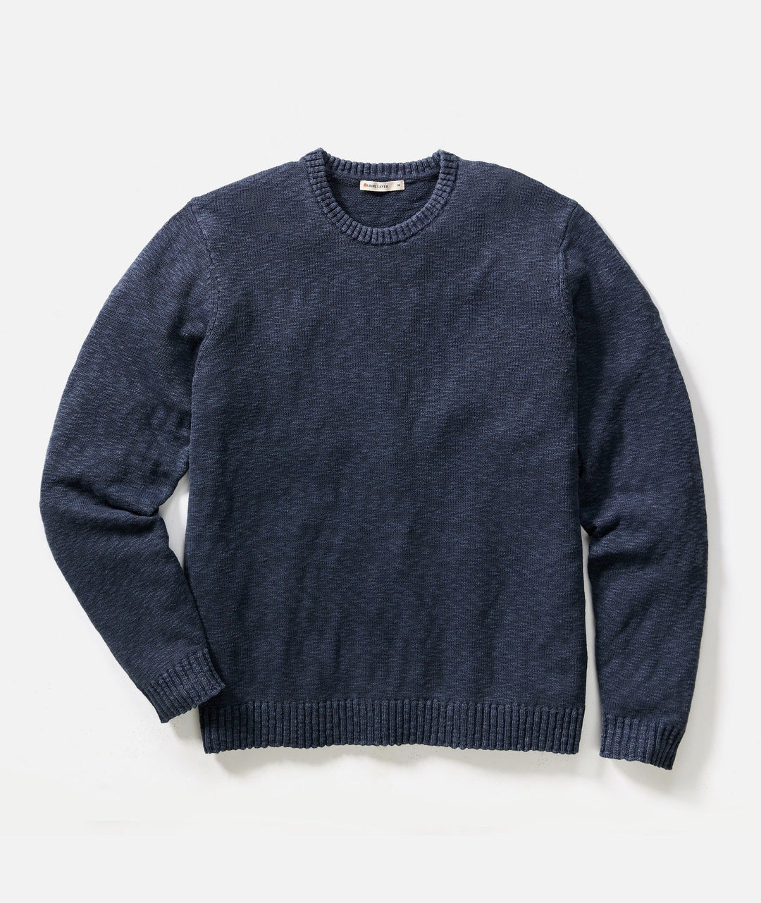 Slub Crew Sweater Vintage Indigo