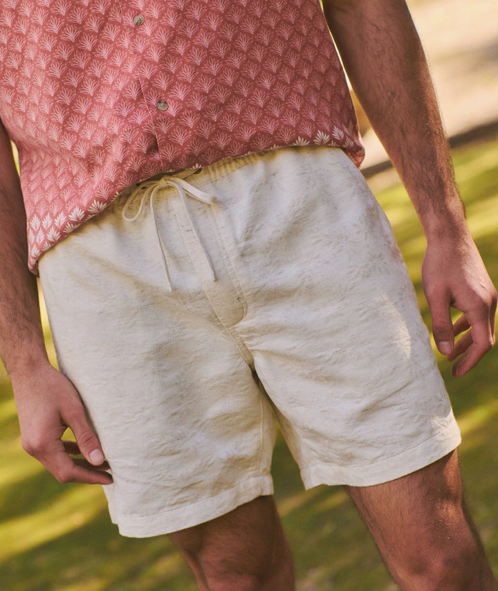Saturday Beach Short 6" Natural/Tan