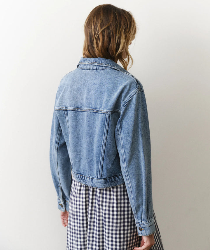 Ash Crop Denim Jacket