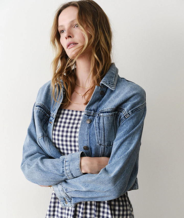 Ash Crop Denim Jacket