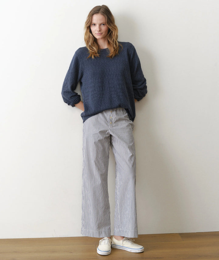 Marisol Boxer Pant Blue Stripe