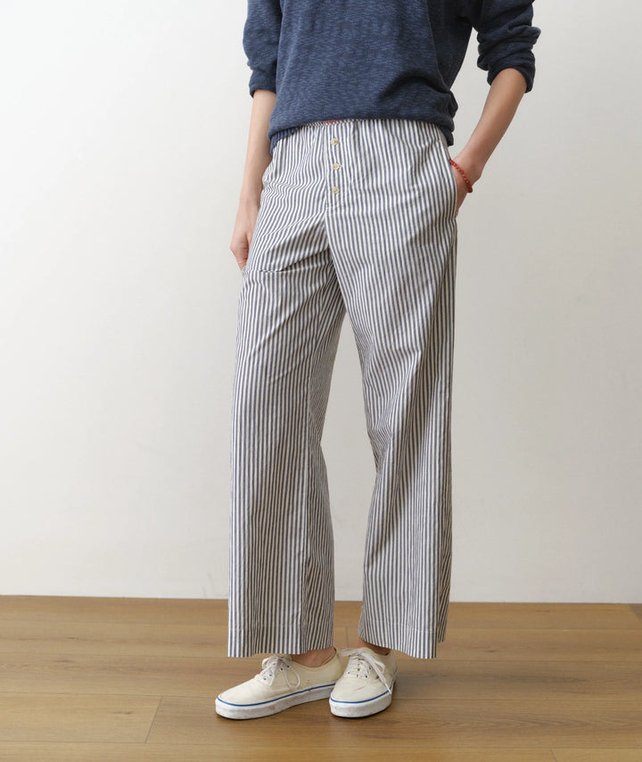 Marisol Boxer Pant Blue Stripe