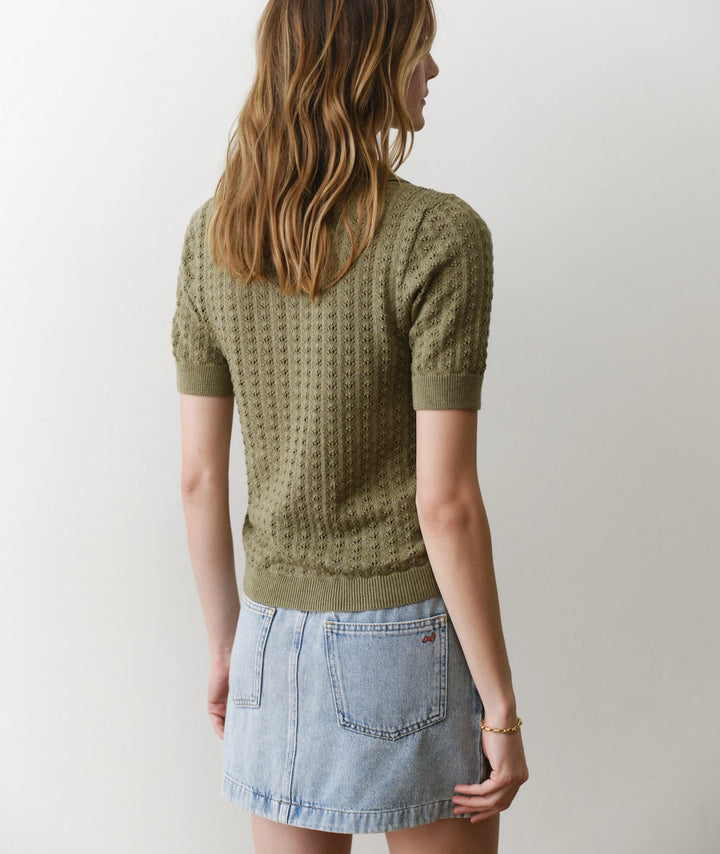 Piper Knit Resort Shirt Sage