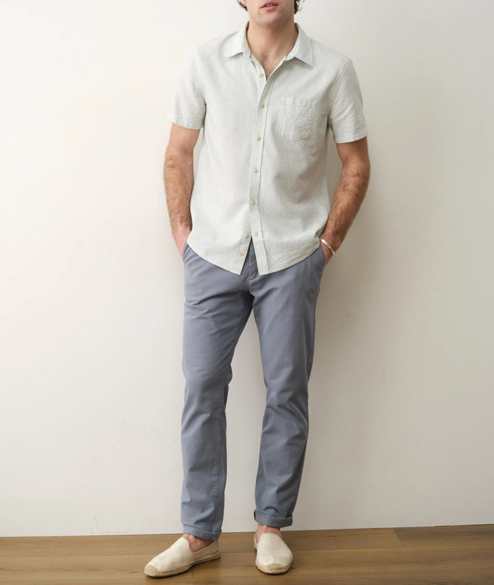 Better-Than-Linen Shirt Iceberg Stripe