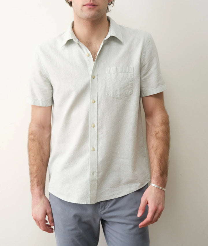 Better-Than-Linen Shirt Iceberg Stripe