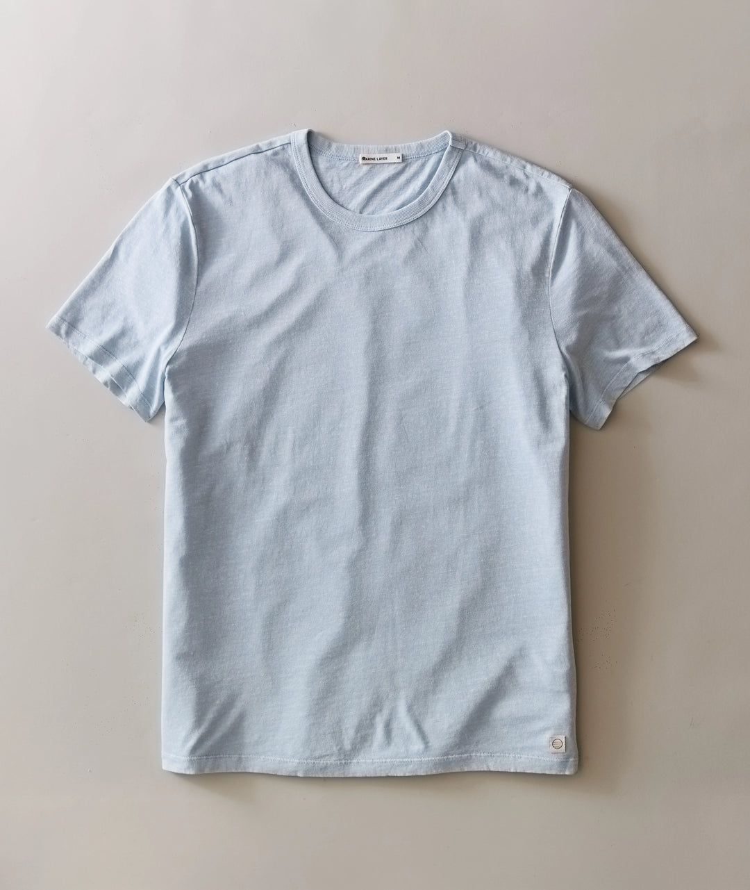 Relaxed Hemp Cotton Tee Soft Chambray