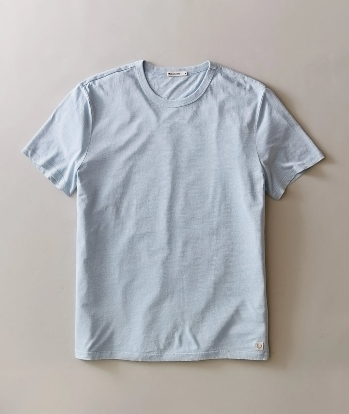 Relaxed Hemp Cotton Tee Soft Chambray