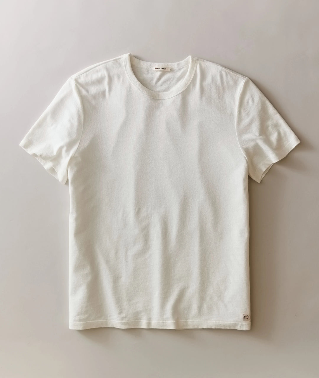 Relaxed Hemp Cotton Tee White