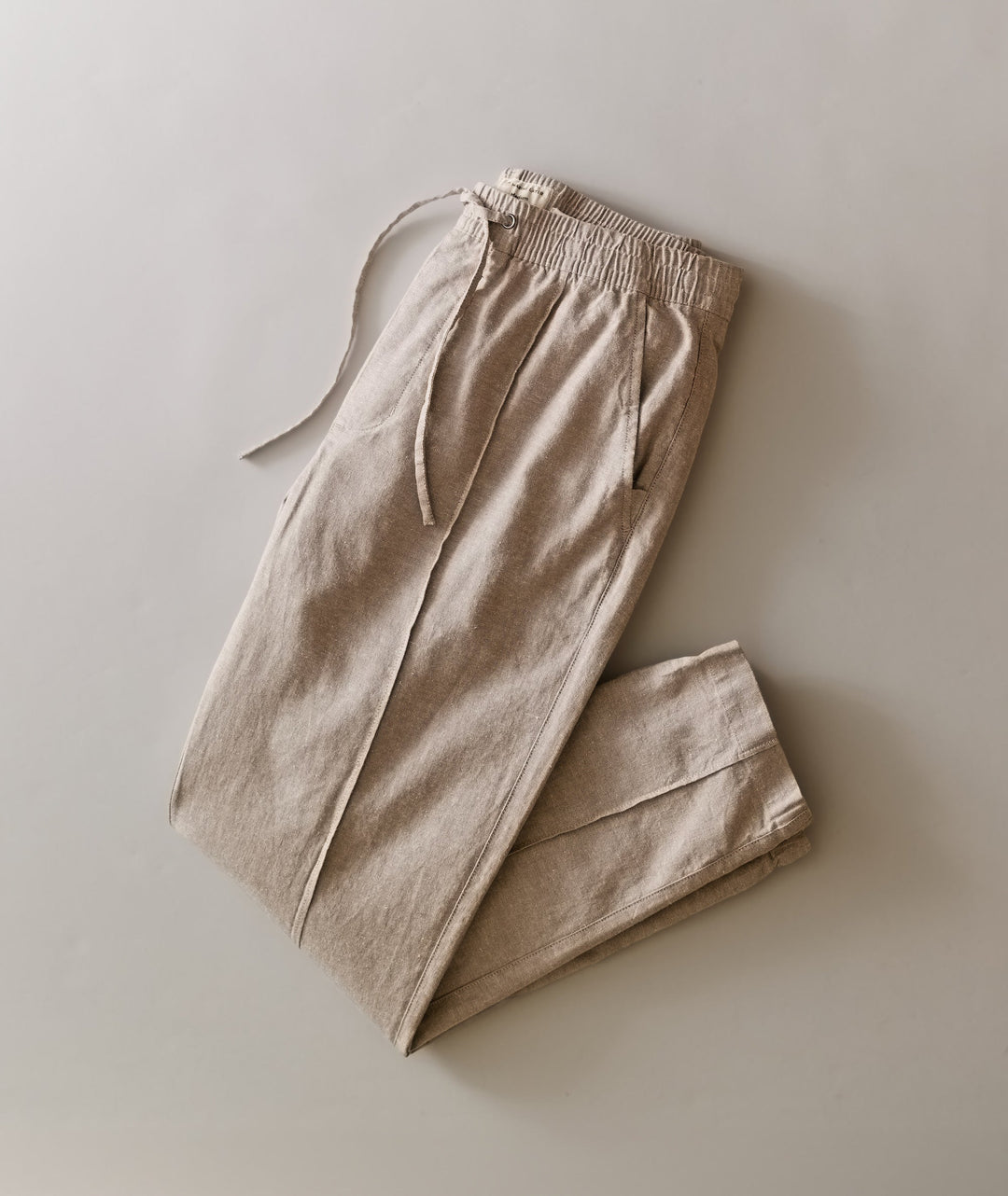 Saturday Hemp Jogger - Slim Straight Taupe