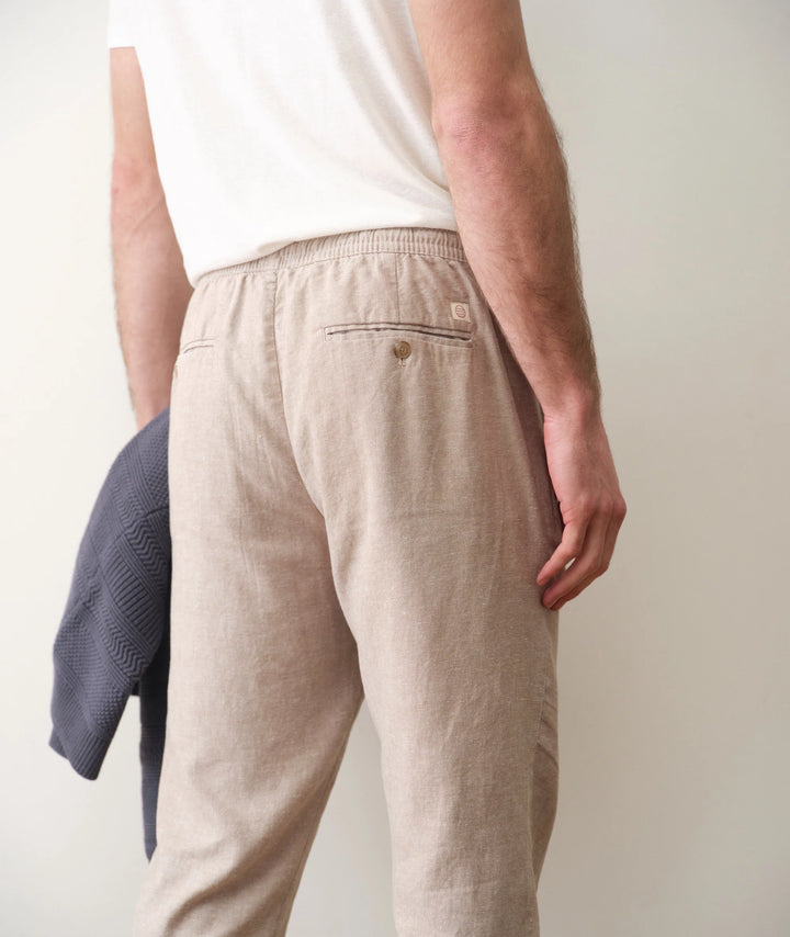 Saturday Hemp Jogger - Slim Straight Taupe