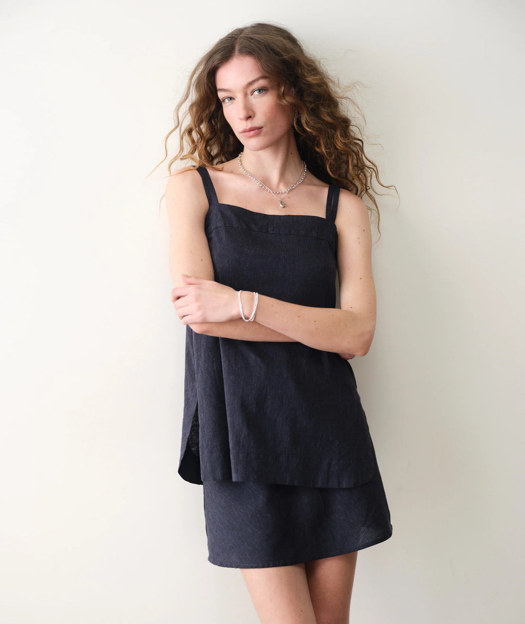 Mara Hemp Tank Midnight