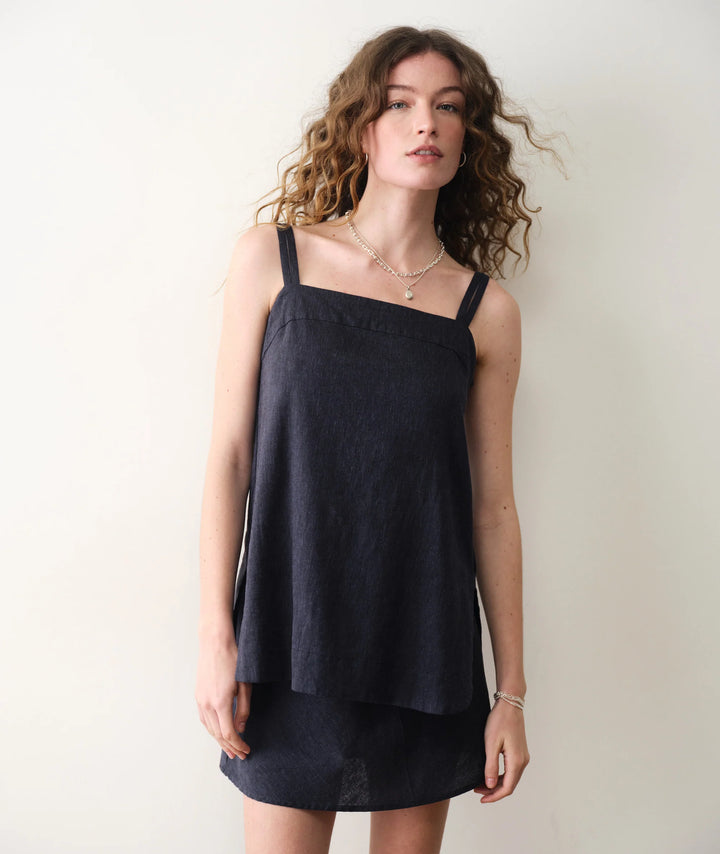 Mara Hemp Tank Midnight