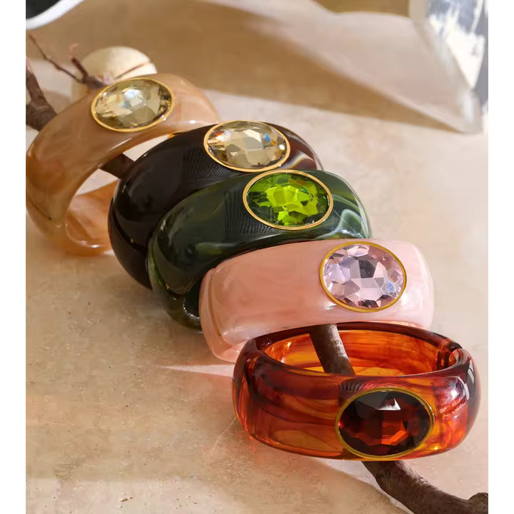 Acrylic Crystal Bangles