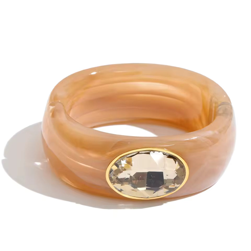 Acrylic Crystal Bangles
