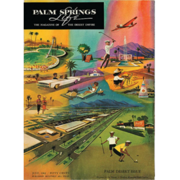 Palm Springs Life July 1962 Poster