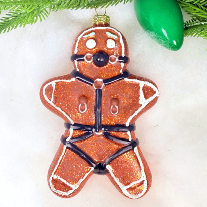 Naughty Gingerbread Man Ornament