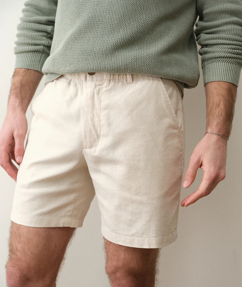 Saturday Hemp Chino Short 7" Natural