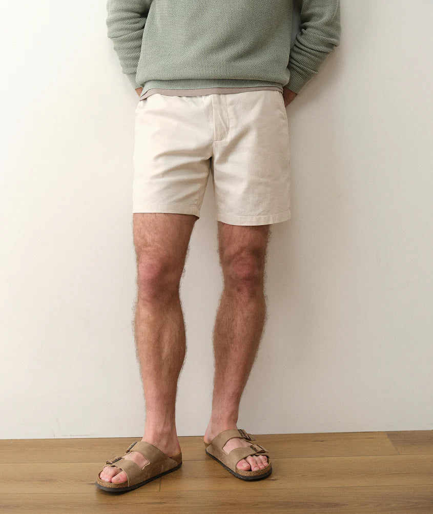 Saturday Hemp Chino Short 7" Natural