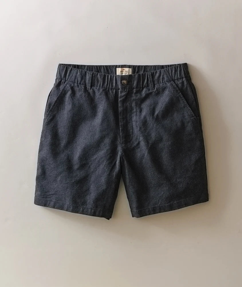 Saturday Hemp Chino Short 7" India Ink