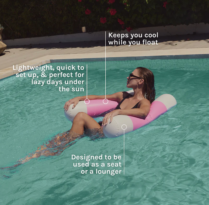Floating Hammock Pool Party Magenta