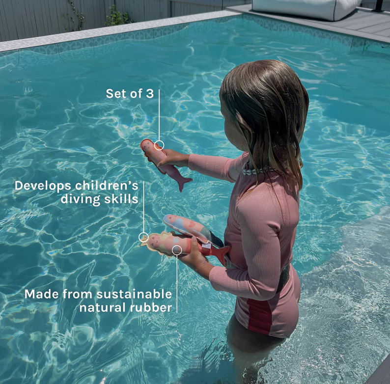 Dive Buddies Melody the Mermaid Multi Set of 3