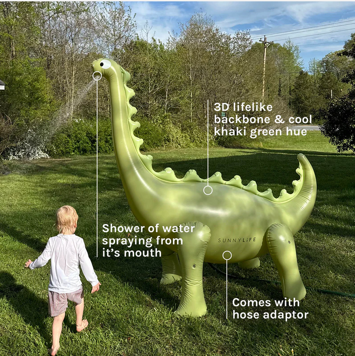 Dino Giant Sprinkler Into the Wild Khaki