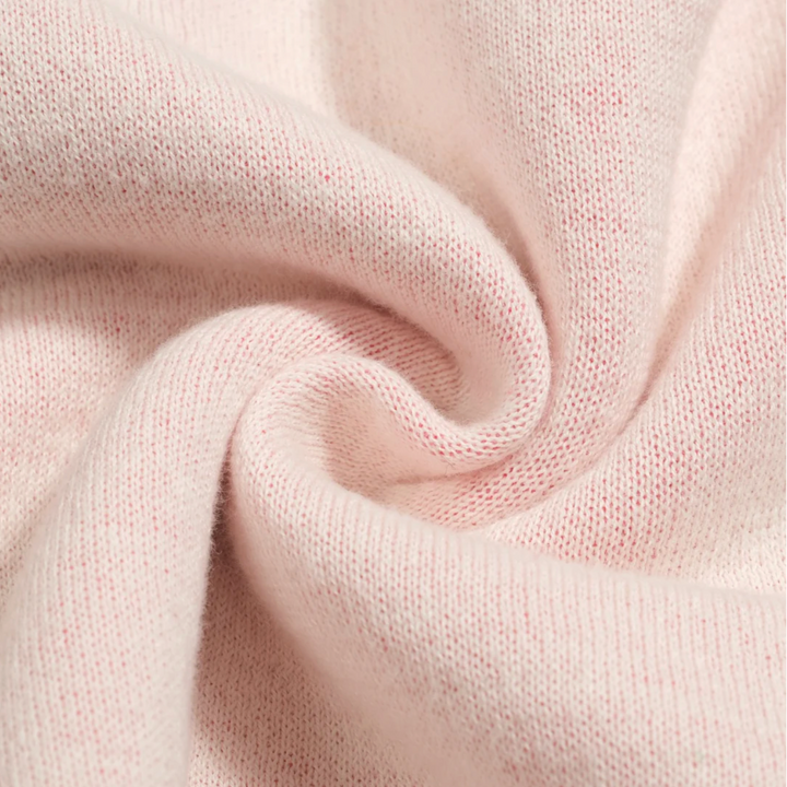 Retro Knitted Shoulder-Sleeved T-shirt Pink Parrot