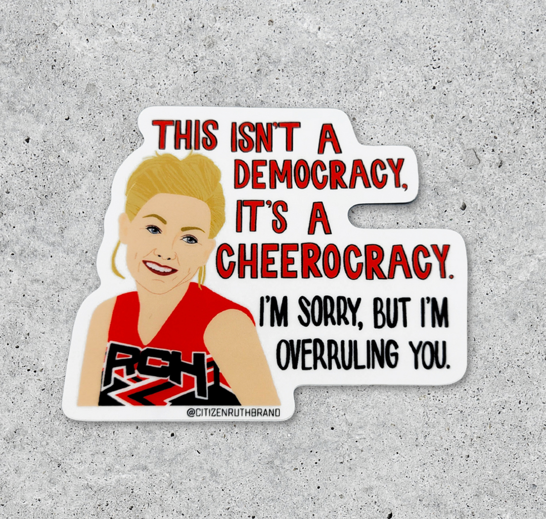 Bring it On Cheerocracy Sticker