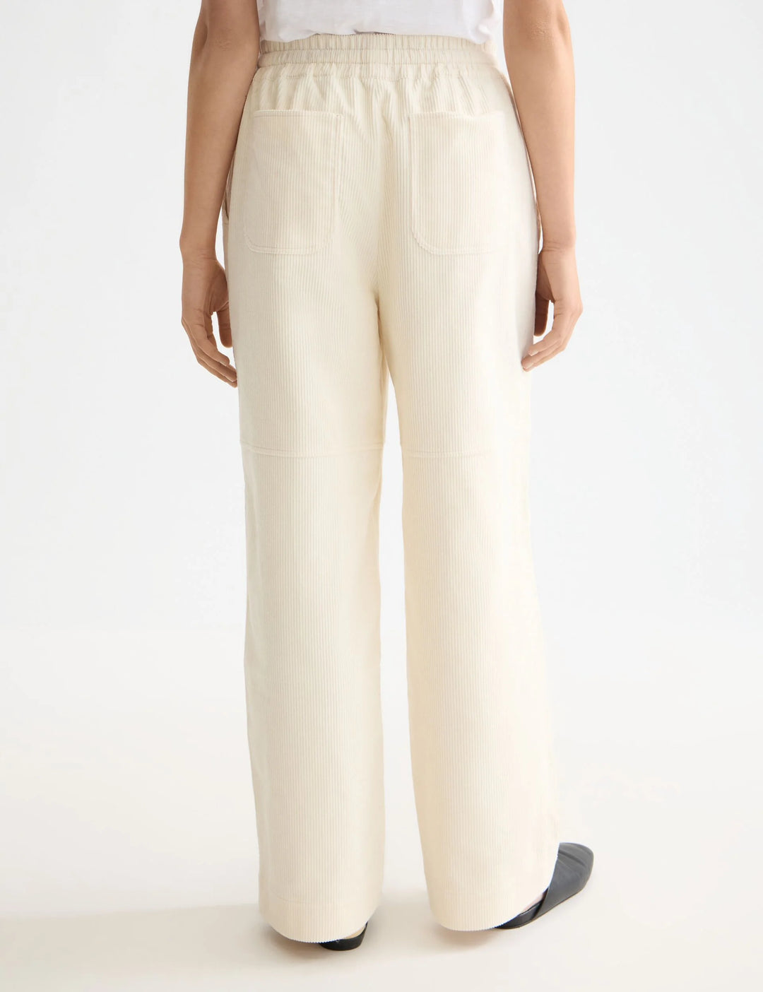 Noa - Linen High-Rise Wide-Leg Fog ULH01353F