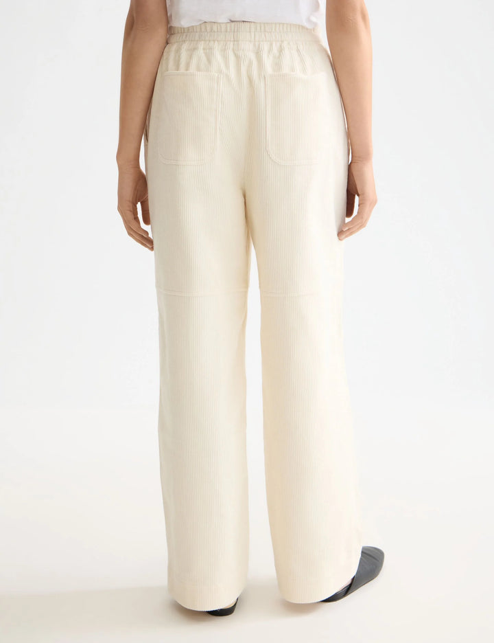 Noa - Linen High-Rise Wide-Leg Fog ULH01353F