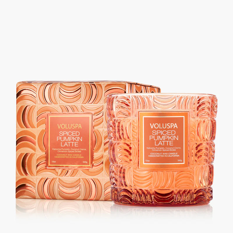 Spiced Pumpkin Latte Capsule 12oz Luxe Classic Candle