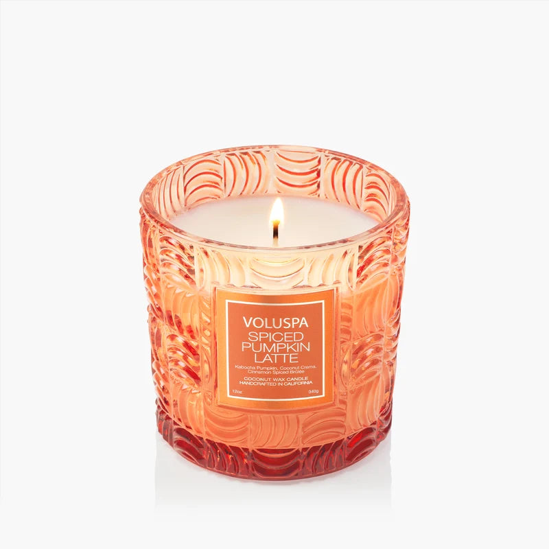 Spiced Pumpkin Latte Capsule 12oz Luxe Classic Candle