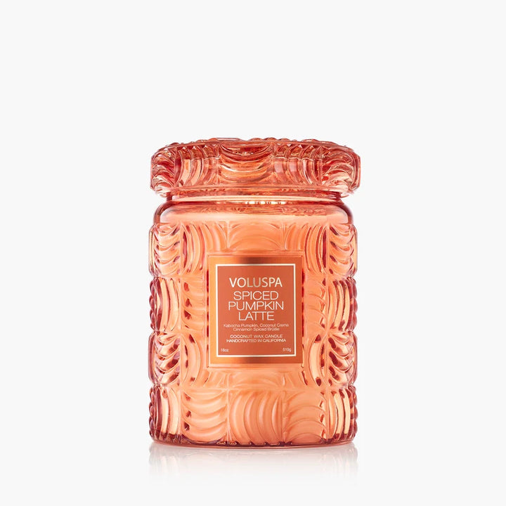 Spiced Pumpkin Latte Capsule 18oz Large Jar Candle