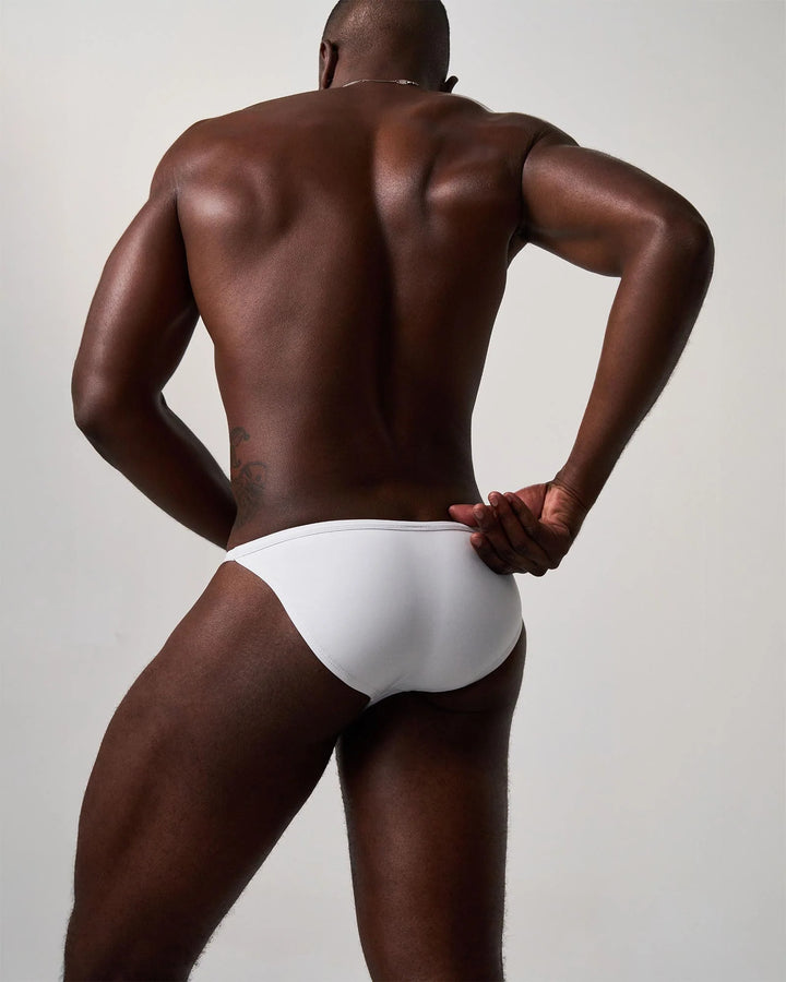 Statement Micro Swim Brief  White