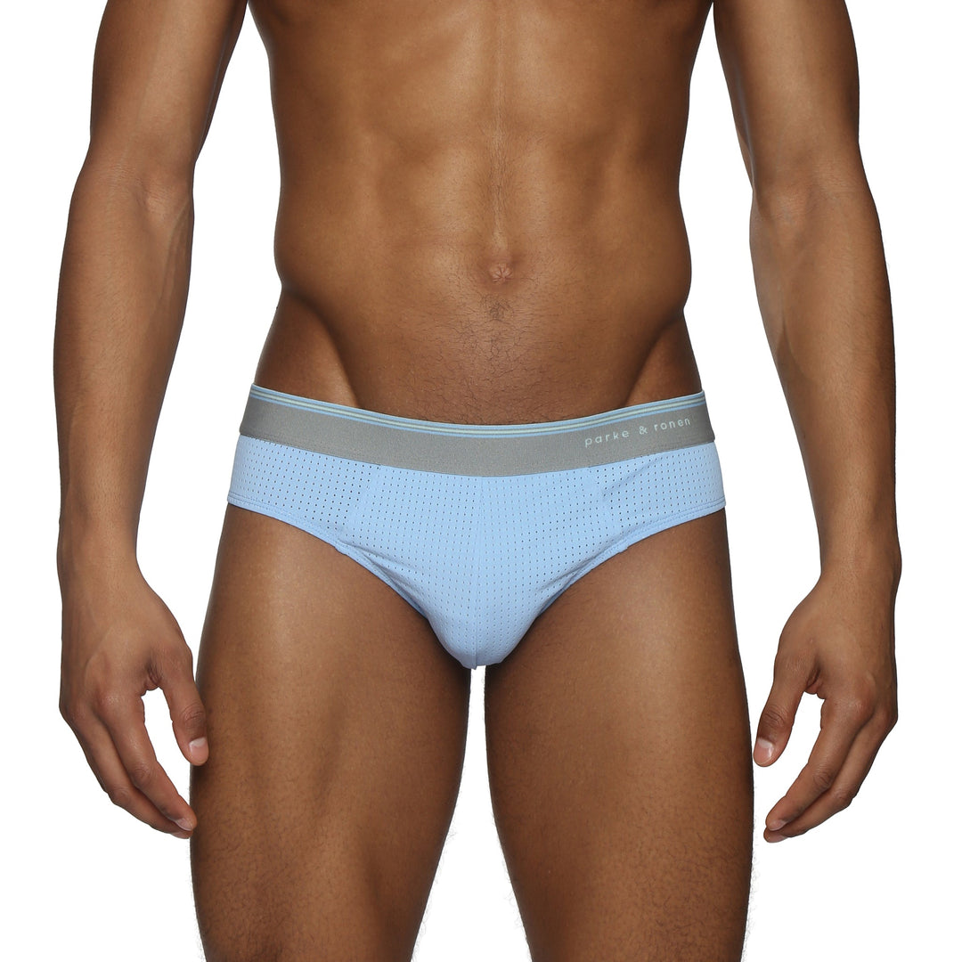 Surf Wave Mesh Low Rise Brief - Parke & Ronen