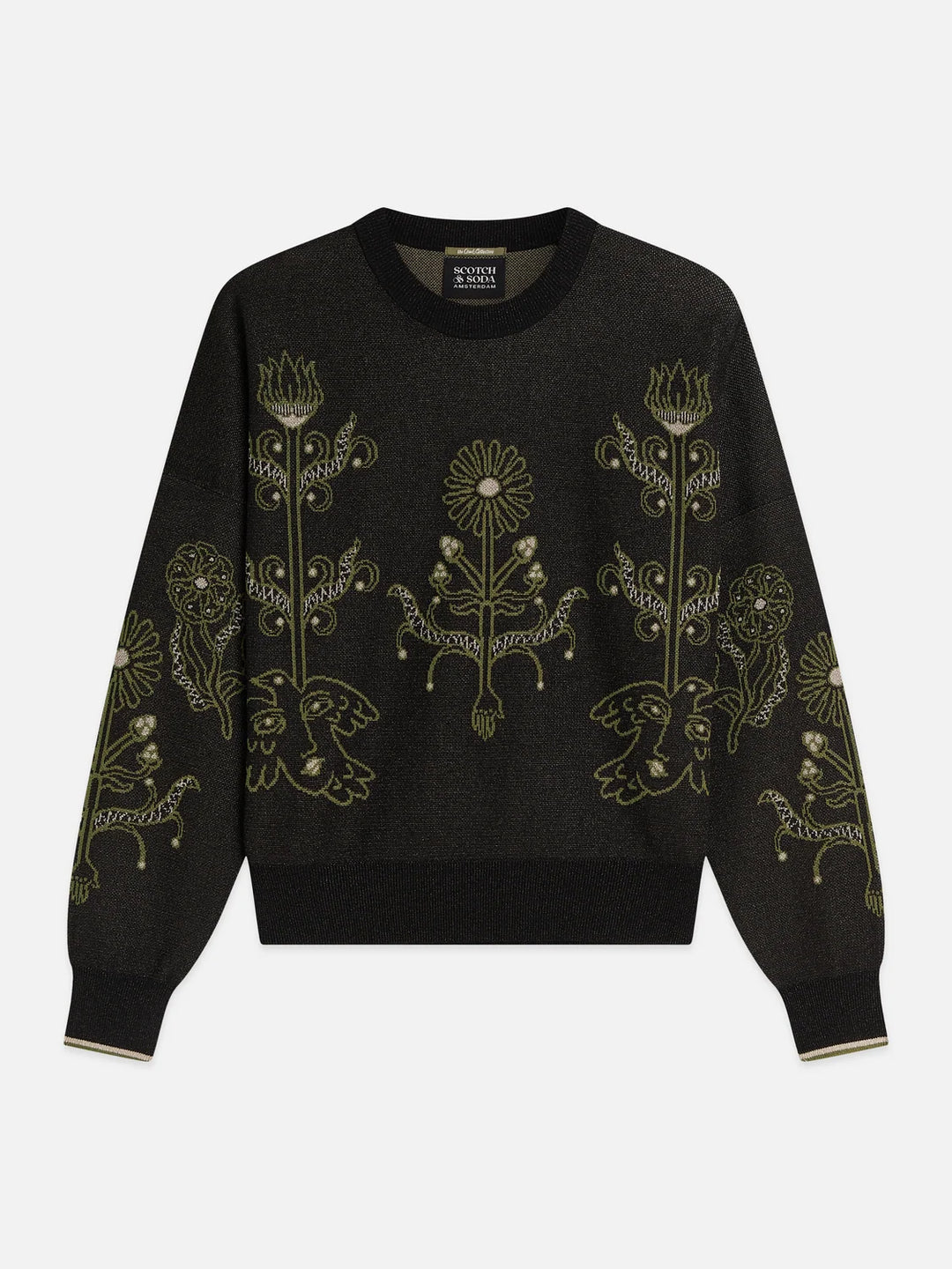 Jacquard Relaxed-Fit Pullover - Meteorite
