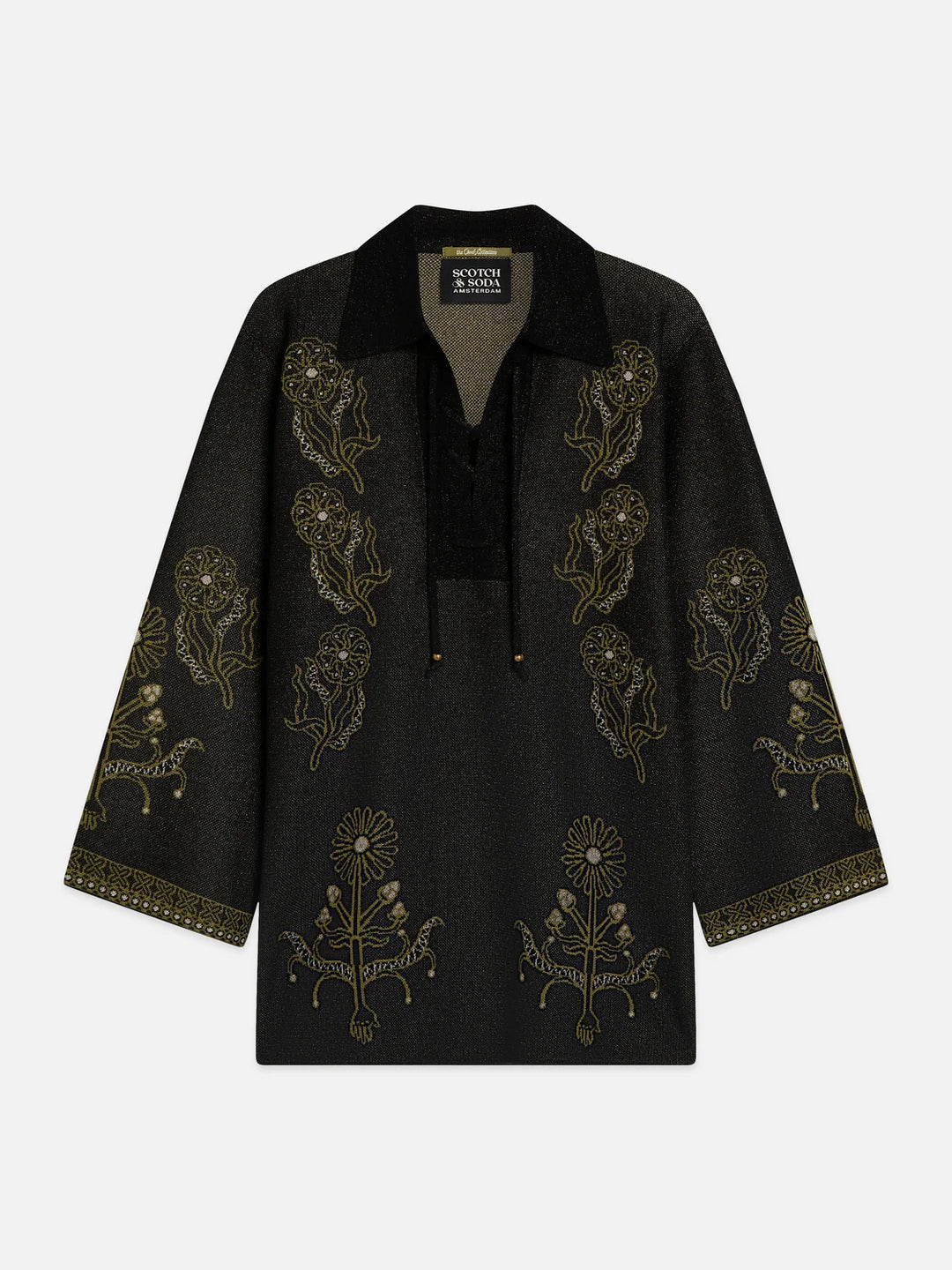Jacquard Knitted Tunic - Meteorite