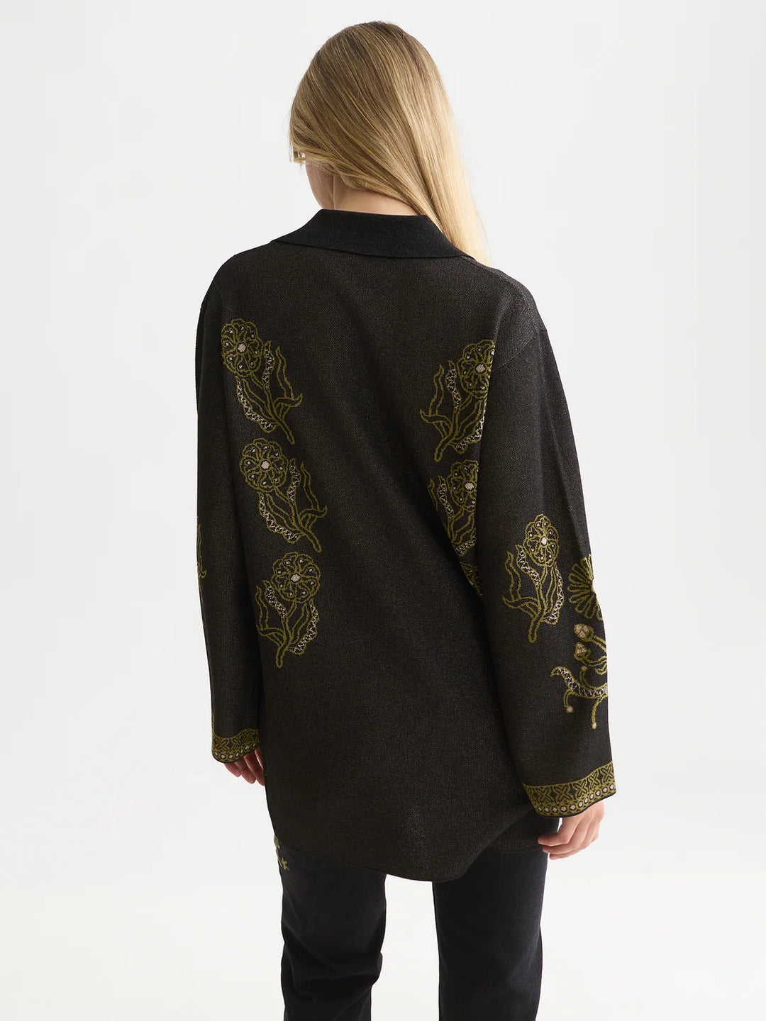 Jacquard Knitted Tunic - Meteorite